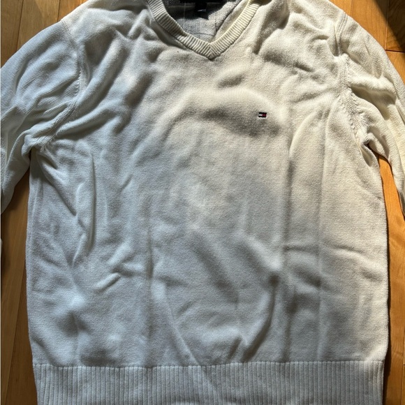 Tommy Hilfiger White/Cream Sweater - Picture 2 of 4